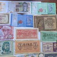 Collezione di Banconote e Monete - Italia e Estero