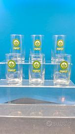 set 6 bicchieri pubblicitari birra Forst - 11.5 cm
