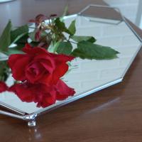 Vassoio con specchio