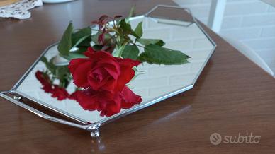 Vassoio con specchio