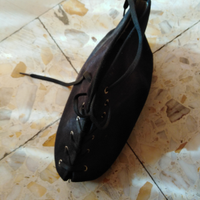 Scarpa Coprigesso in Panno Nero