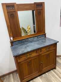 Mobile con specchiera inizi '900