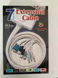 7 Port Cavo Extension Adapter Esterno INVIO GRATIS
