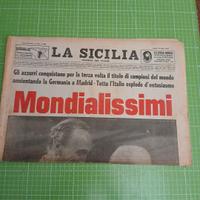 La Sicilia 12 Luglio 1982 Mondialissimi