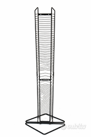Porta CD da terra realizzato in metallo verniciato