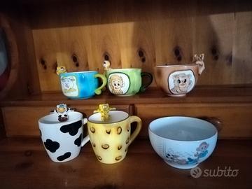 set n. 6 tazze colazione 