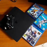 Playstation 4 slim 1TB + controller e giochi