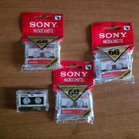 Microcassette SONY e TDK - Nuove e Sigillate