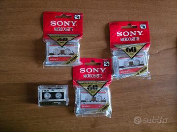 Microcassette SONY e TDK - Nuove e Sigillate