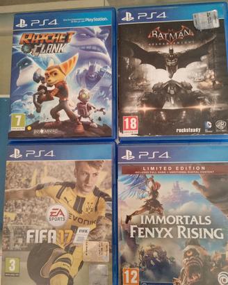 PS4 videogiochi 