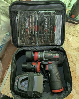 Parkside 12v Avvitatore +2 batt + Caric