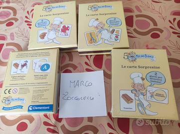 4 set carte sorpresine Mulino bianco a 5€