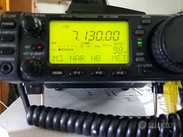 Radio hf ICOM 706 da rivedere