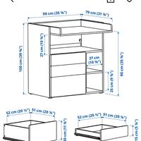 Fasciatoio SMÅSTAD Ikea