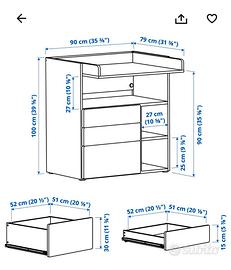Fasciatoio SMÅSTAD Ikea
