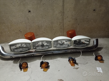 Kit fari supplementari + lampeggianti + luci di po