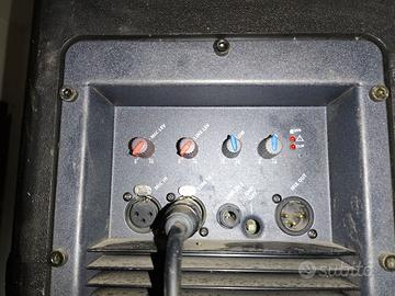 Coppia casse attive Proel con stativi in alluminio