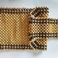 Coprisedile in legno antisudore per auto