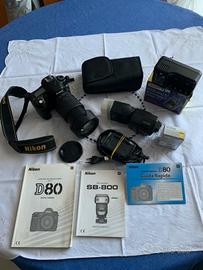 Macchina fotografica digitale reflex Nikon D80