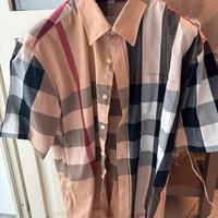 camicia corta burberry