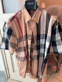 camicia corta burberry