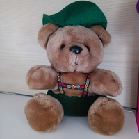 Pupazzo orsetto tirolese altezza 25 cm