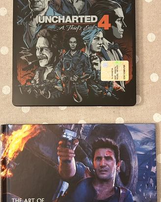 Uncharted 4 Ps4 Steelbook e Artbook