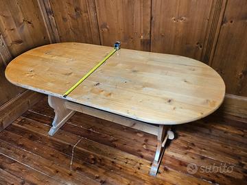 Tavolo fratino legno pino massiccio 175x80