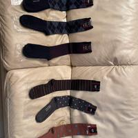 6 paia di calze uomo lunghe caldo cotone imira