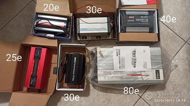 Inverter vari modelli 12v >220v