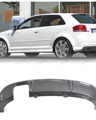 DIFFUSORE AUDI A3 8P 03-08 LOOK S3