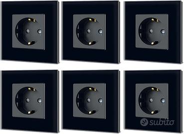 Presa Schuko standard UE 1 vano conf. da 6
