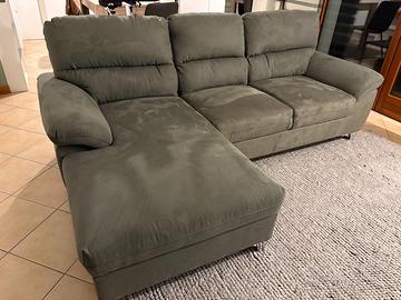 Divano angolare 3 posti con penisola a destra