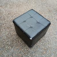 pouf nero ecopelle DA RIVESTIRE
