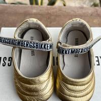 Ballerine dorate marca Bikkembergs misura 21
