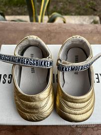 Ballerine dorate marca Bikkembergs misura 21