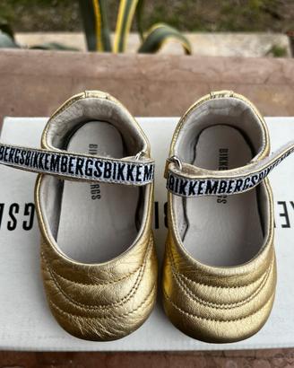 Ballerine dorate marca Bikkembergs misura 21