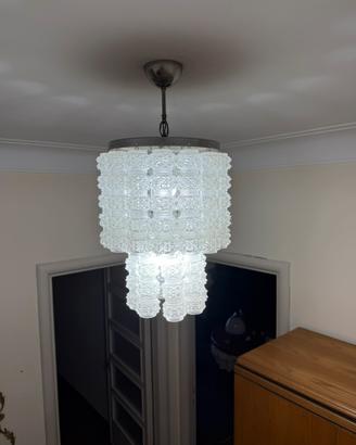 Lampadario a cascata modulare vintage anni60/70
