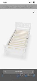 Lettino Ikea Kritter + materasso underlig