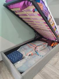 letto singolo contenitore 