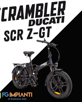 E-Bike Ducati Scrambler SCR Z-GT bici elettrica