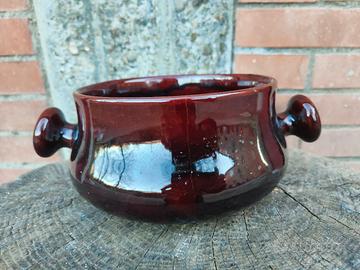 Pignatta in terracotta smaltata 