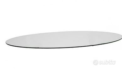 Piano in vetro per tavolo 160 x 130 spessore 15 mm