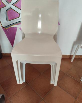 sedie bianche 