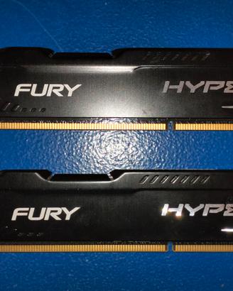Kit RAM 8gb DDR3 HyperX Fury