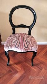 Sedie antiche manifattura bottega ligure