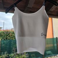 Top Samantha Skincare bianco taglia S