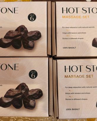 Pietre hotstone set massaggio 