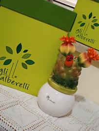 Gli alberelli / ceramica Capodimonte /cactus