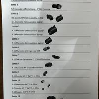 FINE STOCK – 18 LOTTI MATERIALE IDRAULICO NUOVO